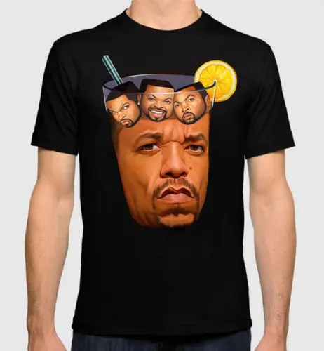 Ice Cube in T смешная рэп футболка мужская женская все размеры хип хоп Повседневная с