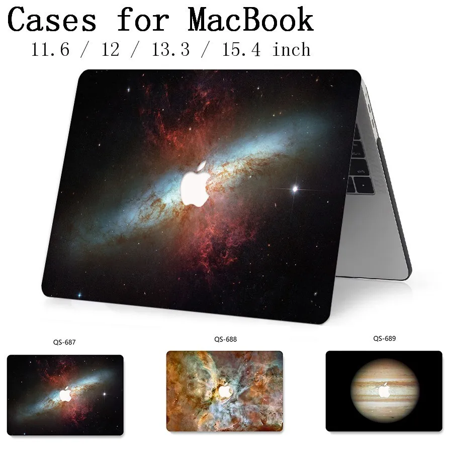 Для Apple MacBook Air Pro retina 11 12 13 15 3 4 дюймов с защитой экрана + клавиатурой Чехол-сумка для