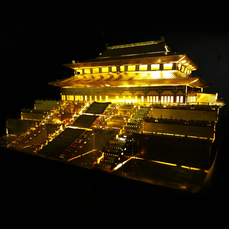 Forbidden City Пекин Китай Забавные 3d Металлические Diy Миниатюрные модели наборы