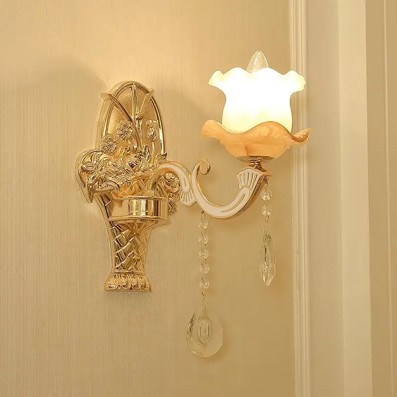 Светильник для спальни Penteadeira Vanity Arandela Para Parede Crystal Wandlamp Applique Murale Luminaire Aplique Luz Pared