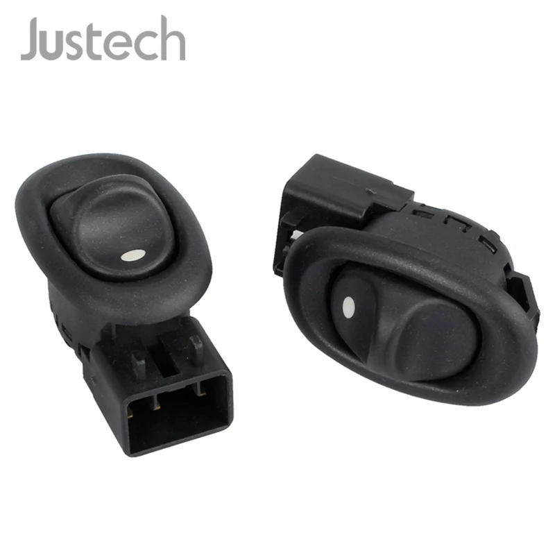 

Justech Black 1 Pair Single Button Switch REAR Window Power Switch LH+RH for Holden Commodore VT VX VU VY VZ