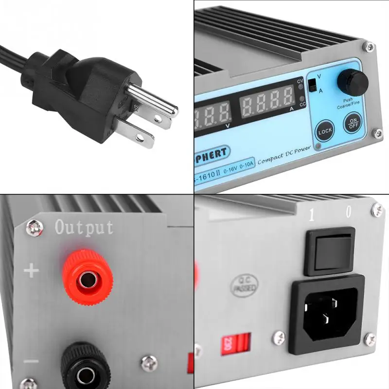 CPS 1610 Регулируемый DC Питание 110V/220V Цифровой Дисплей мини переменный Фильтр с