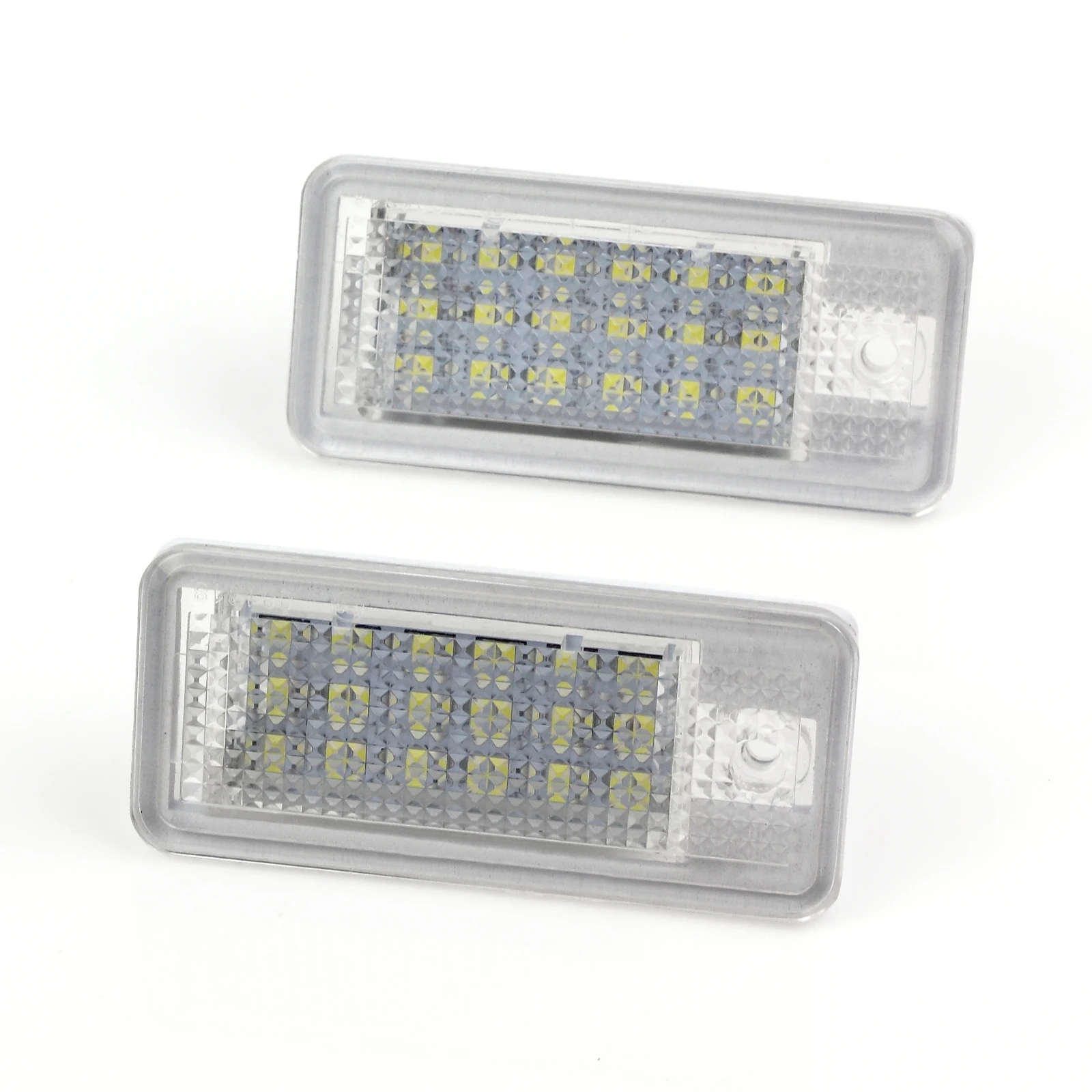 Jutech 2 шт. 18 светодиодный светильник 12 В с номером номерного знака SMD 5050 белый для Audi