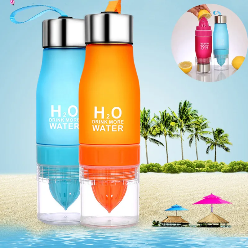 Новинка рождественский подарок пластиковая бутылка My Water Bottle 650 мл инфузер для