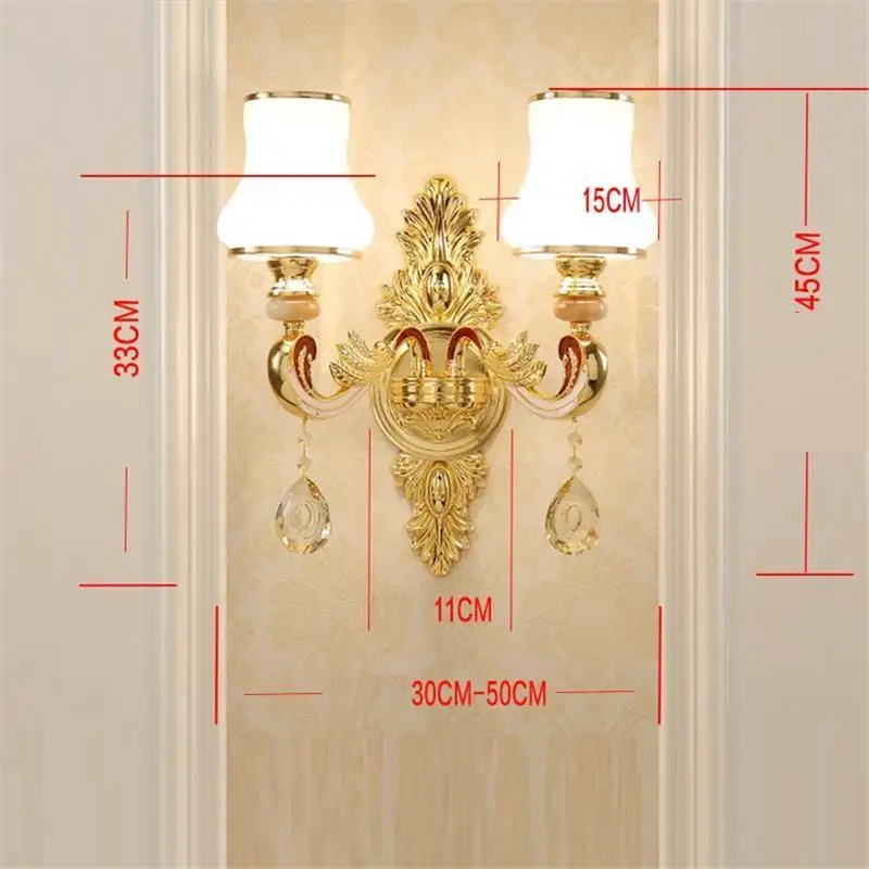Светильник для ванной комнаты Penteadeira Luminaria Crystal Lampara De Interior Aplique Luz Pared Wandlamp Applique Murale