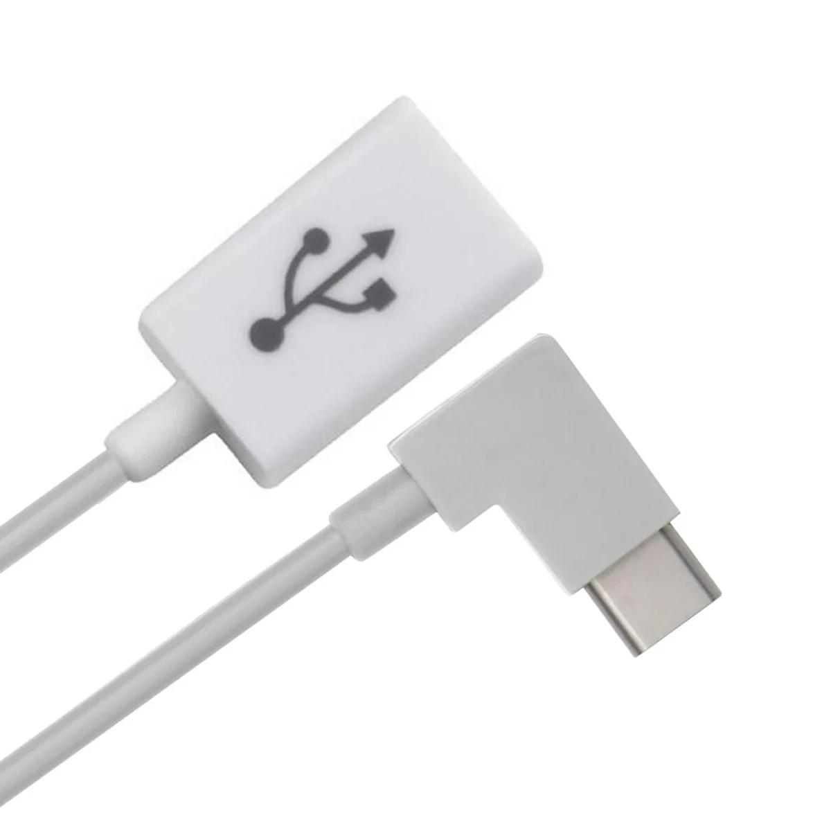 CYSM 10 см 90 градусов прямоугольный USB 3 1 Type C 2 0 Женский OTG кабель для сотового