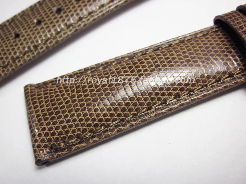 New design 18mm 19mm 20mm 21mm 22mm man New Top Grade Lizard pattern Genuine Leather Watch BAND Strap for High-end Brand watch