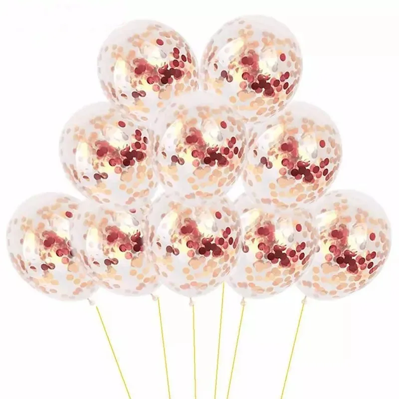 10/20 шт 12 дюймов блестящие конфетти шарики свадебные украшения Globos для дня
