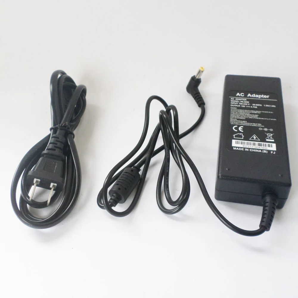 

19V 4.74A AC Adapter For ACER Aspire V3 E5 V15 VN7-571G 7250G 7551G 7552G 7560G ADP-90CD DB Battery Charger Power Supply Cord