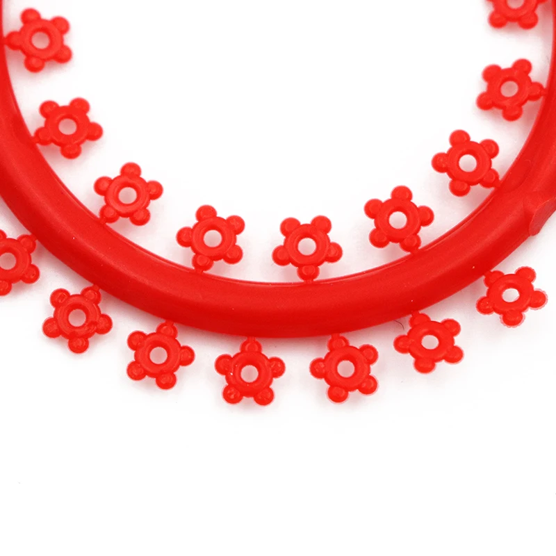 

1pack/25pcs Dental Elastic Ligature Ties Multi-Color 1000 Ties Flower Shape Orthodontics Rubber Bands Ties Teeth Material Tool