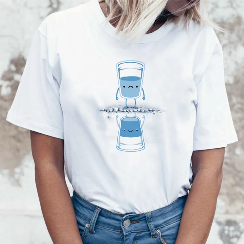 Nerdy Gifts гранж Милая Эстетическая футболка хиппи 90s с надписями топ геометрическим