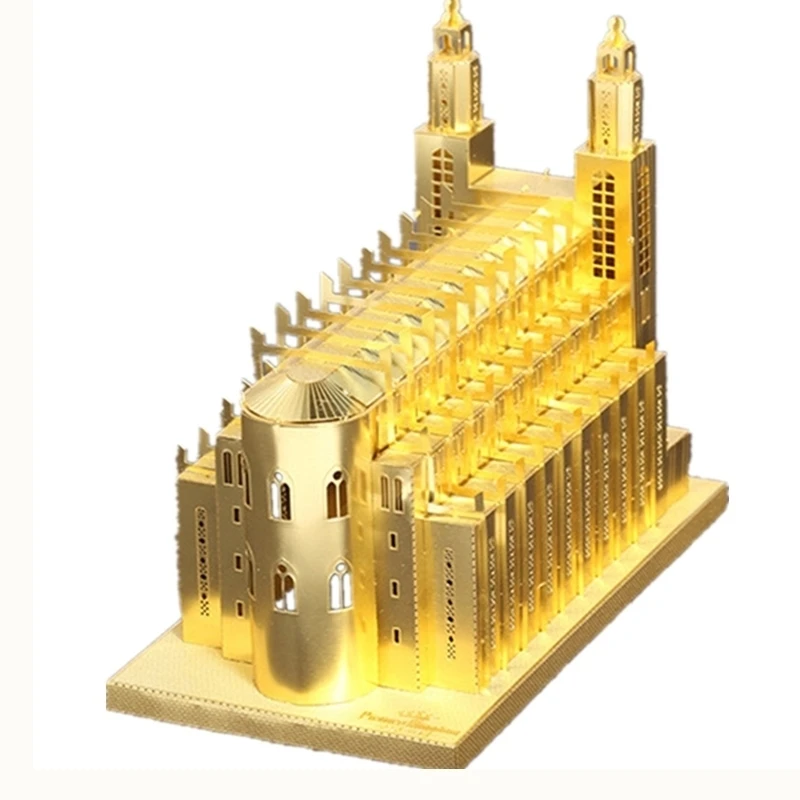 Casablanca церкви Fun 3d металлический Diy набор миниатюрных моделей головоломки игрушки