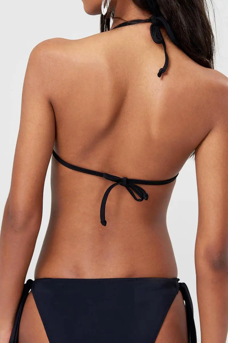 Trendyol Black Lace Frilly Bikini Top TBESS18YI0003 | Спорт и развлечения