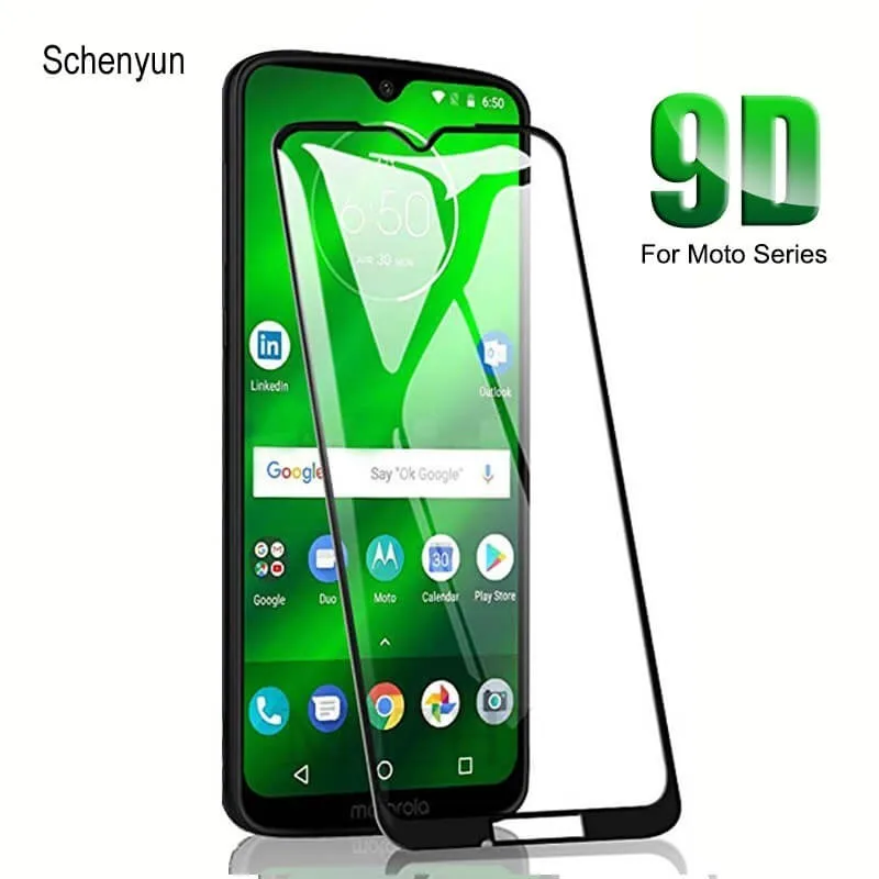 9D закаленное стекло для Motorola Moto G7 PLUS play One POWER G6 E4 E5 Защитная пленка P30 Play