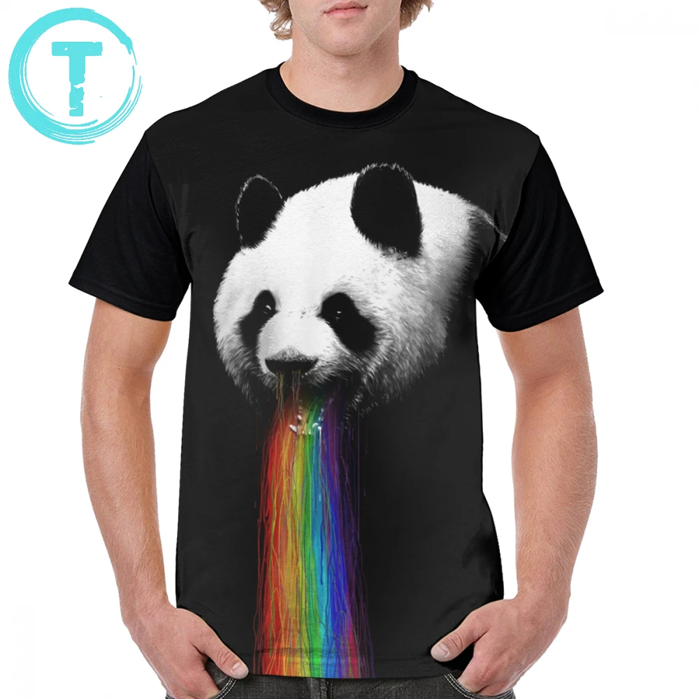 

Panda T Shirt Pandalicious T-Shirt 100 Polyester Male Graphic Tee Shirt Print Casual Short-Sleeve Plus size Awesome Tshirt