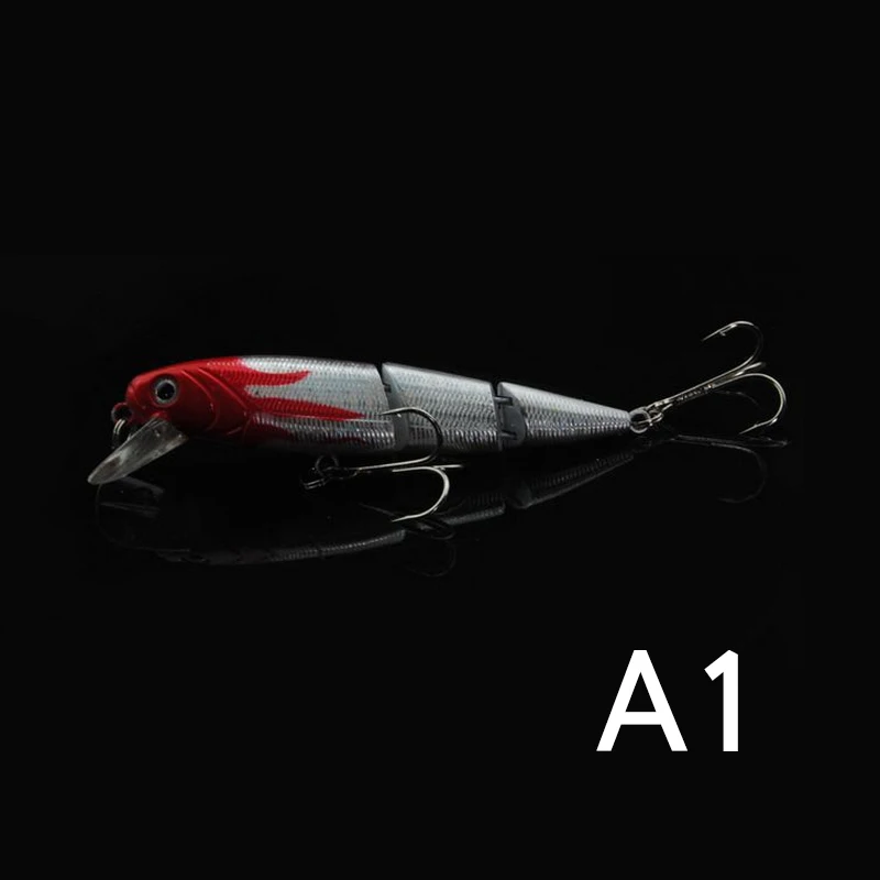 1Pcs Swimbait 110mm Lifelike Crankbait 3D Eyes Fish Bait Wobbler Tackle with Imitating small fish swimming. Lu Ya bait | Спорт и