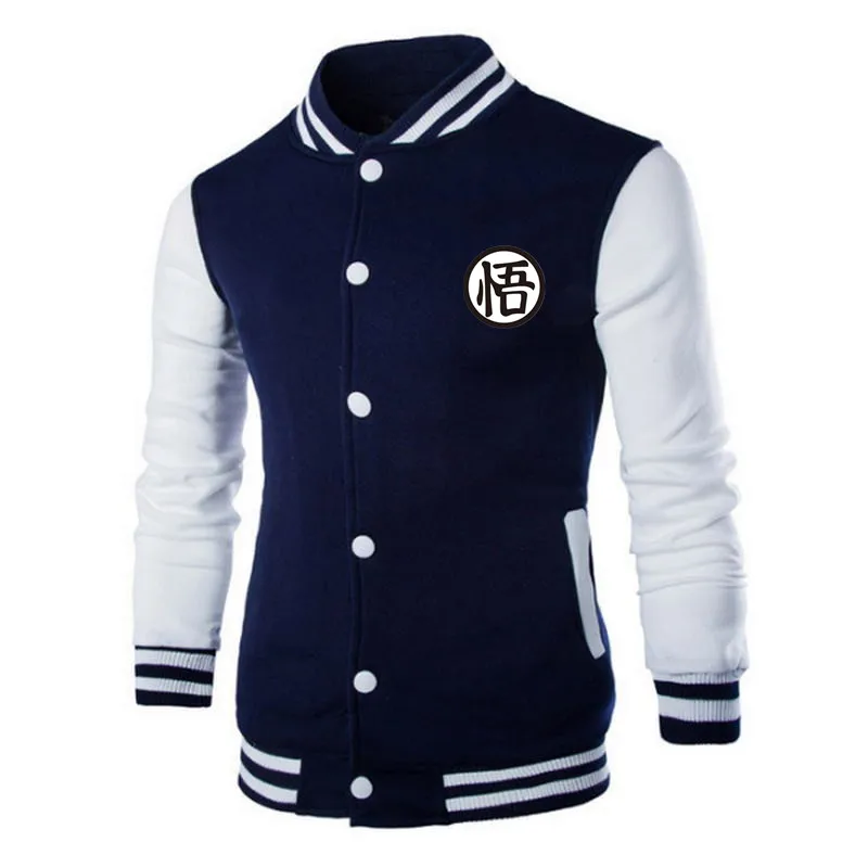Мужская куртка в японском стиле Dragon Ball Z бейсбольная Goku для весны и осени 2019 |