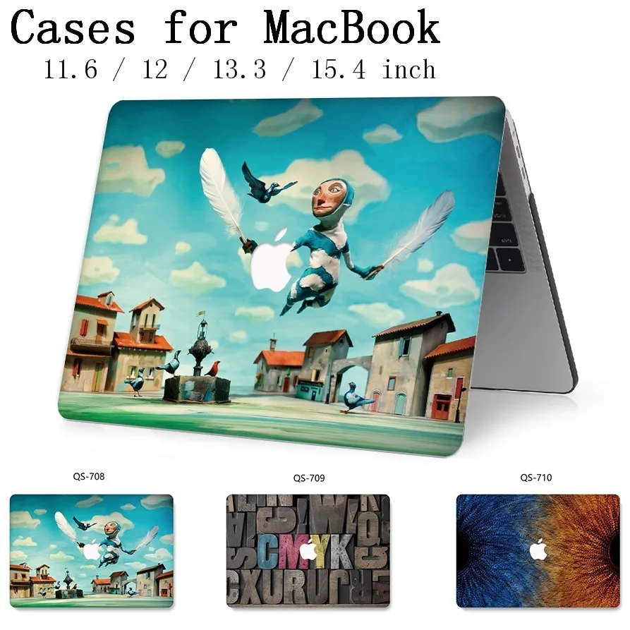 Для нового чехла для ноутбука Apple MacBook Air Pro retina 11 12 13 15 3 4 дюймов с защитой экрана +