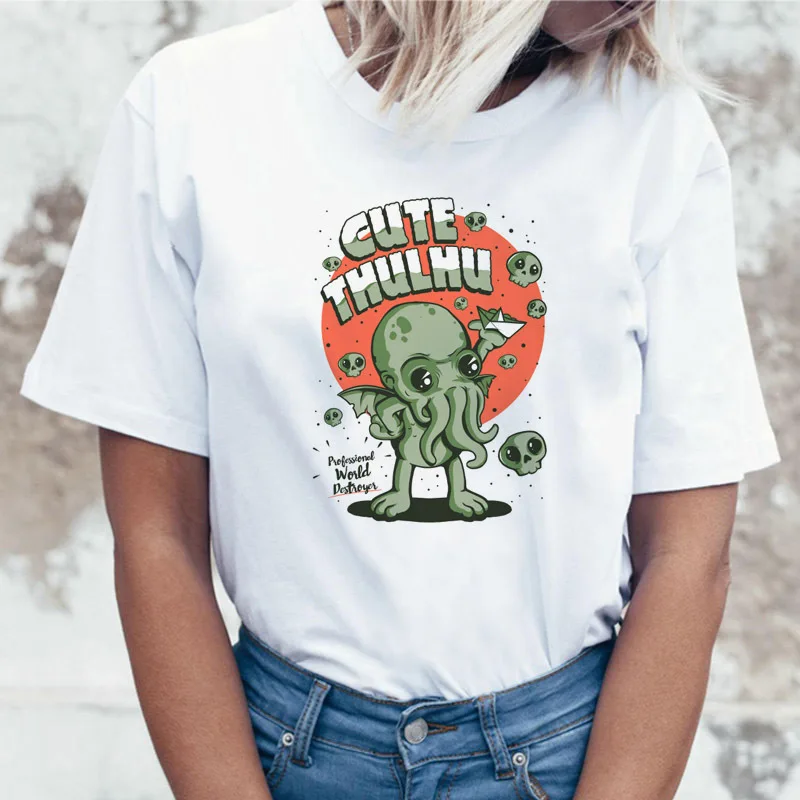 Kawaii Liberal Rock Punk Meme корейский стиль уличная футболка большого размера женская