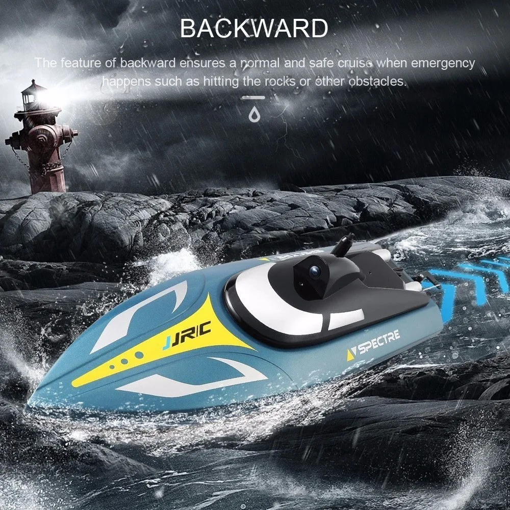 JJRC S4 высокоскоростная радиоуправляемая лодка игрушка Водонепроницаемая