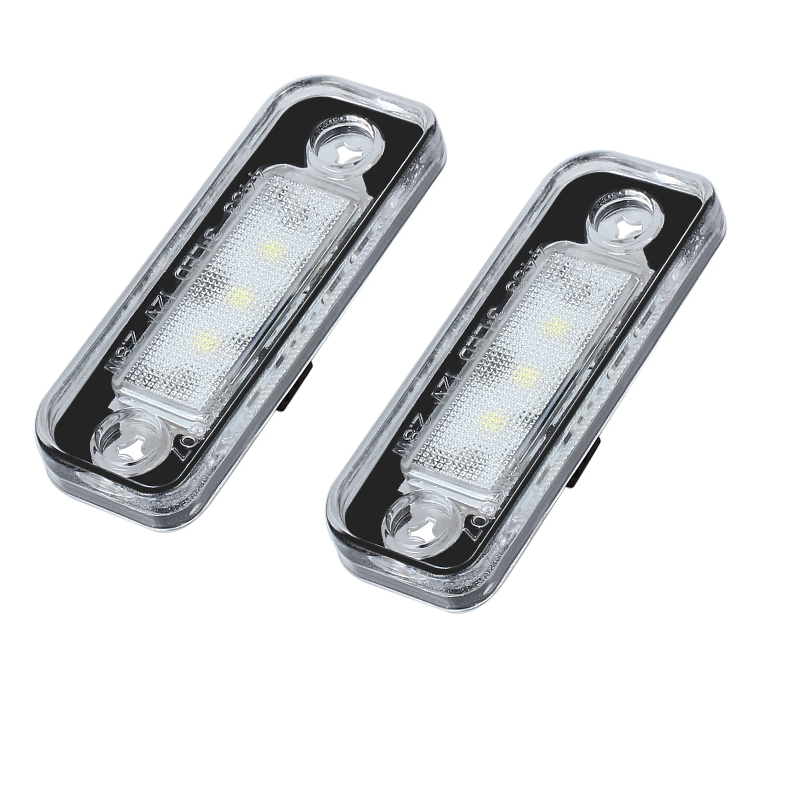 Jutech 2 шт. 3 SMD СВЕТОДИОДНЫЙ номерной знак для Mercedes Benz транспортного средства SLK CLS C E
