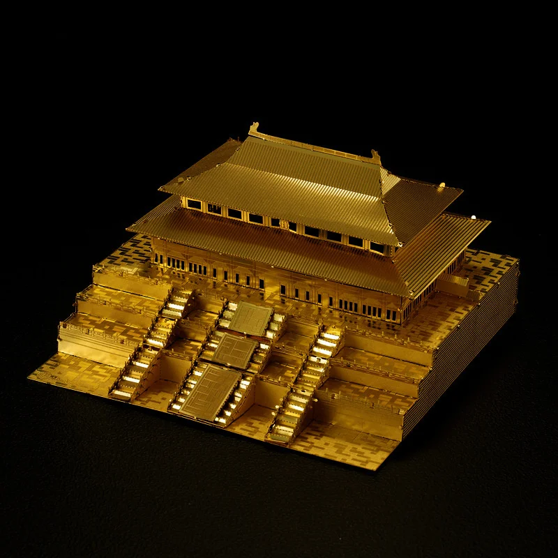 Forbidden City Пекин Китай Забавные 3d Металлические Diy Миниатюрные модели наборы