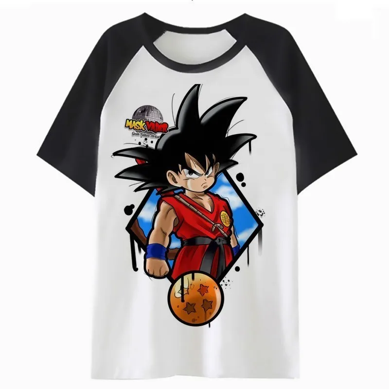 dragon ball t shirt men super saiyan dbz vegeta t-shirt sun goku tshirt DragonBall z male AF5 AFC | Мужская одежда