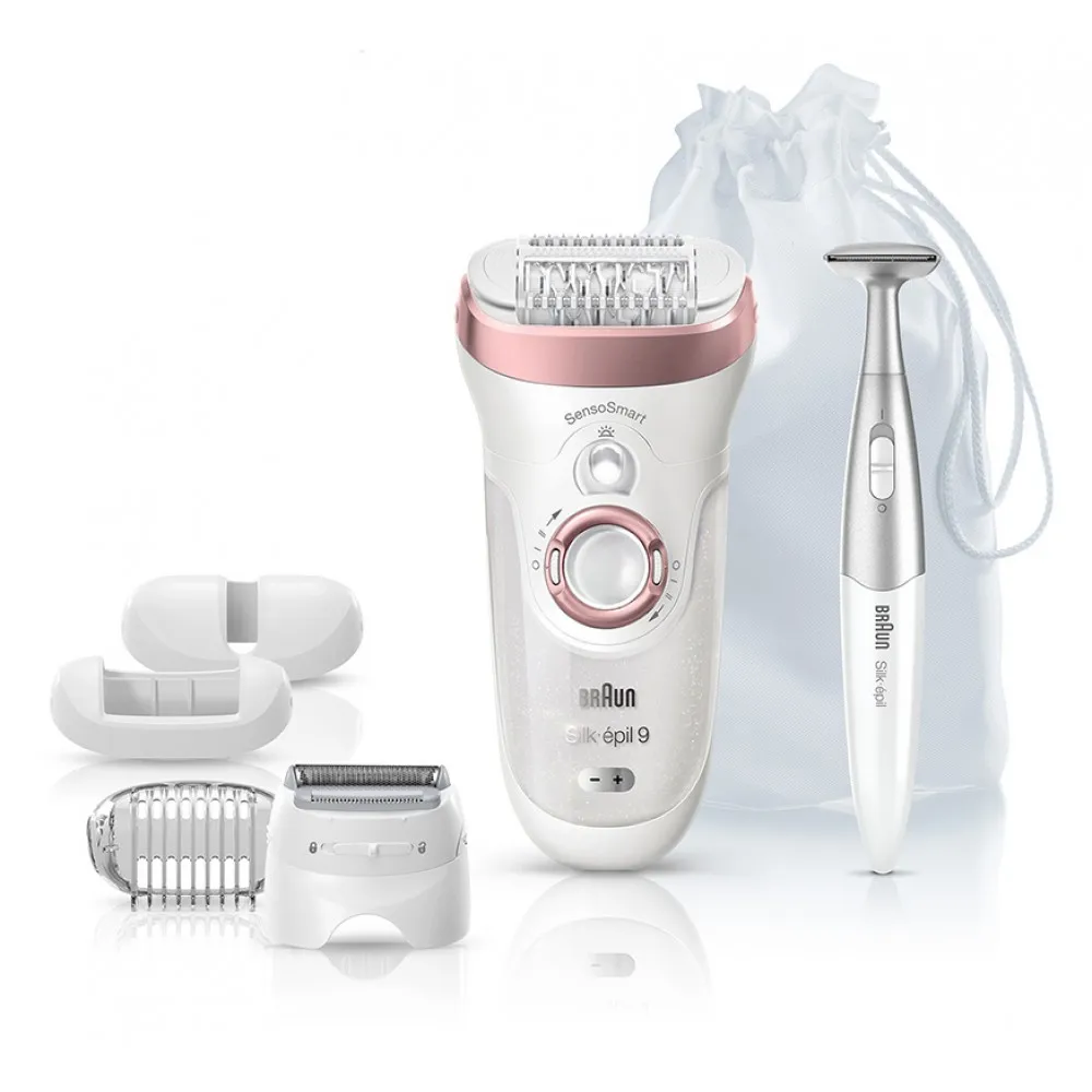 Эпилятор Braun Silk-epil 9 SkinSpa SensoSmart Wet &amp Dry 9890 | Бытовая техника