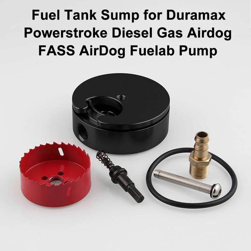 Высококачественный топливный бак для FASS AirDog Fuelab Pump Duramax Powerstroke Diesel Gas Black Cummins