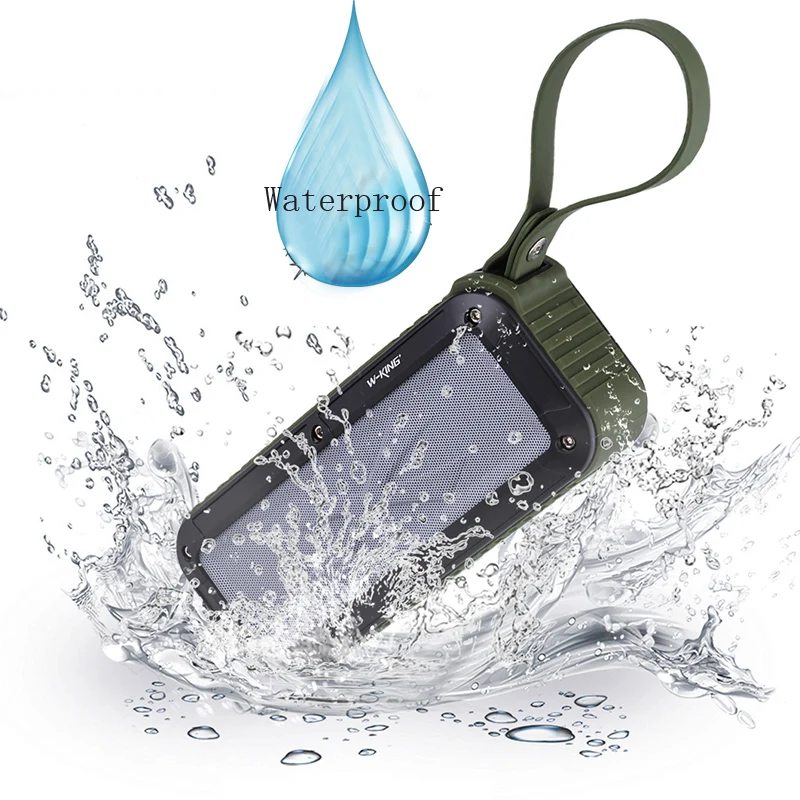 W-King S20 Портативный Водонепроницаемый IPX6 Bluetooth стерео Динамик Беспроводной