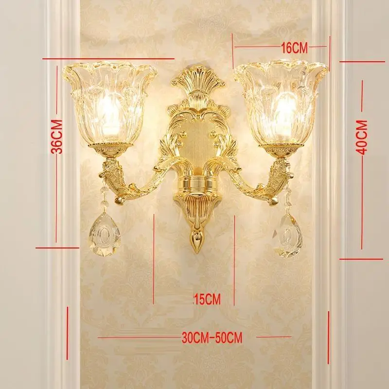 Светильник для ванной комнаты Penteadeira Luminaria Crystal Lampara De Interior Aplique Luz Pared Wandlamp Applique Murale