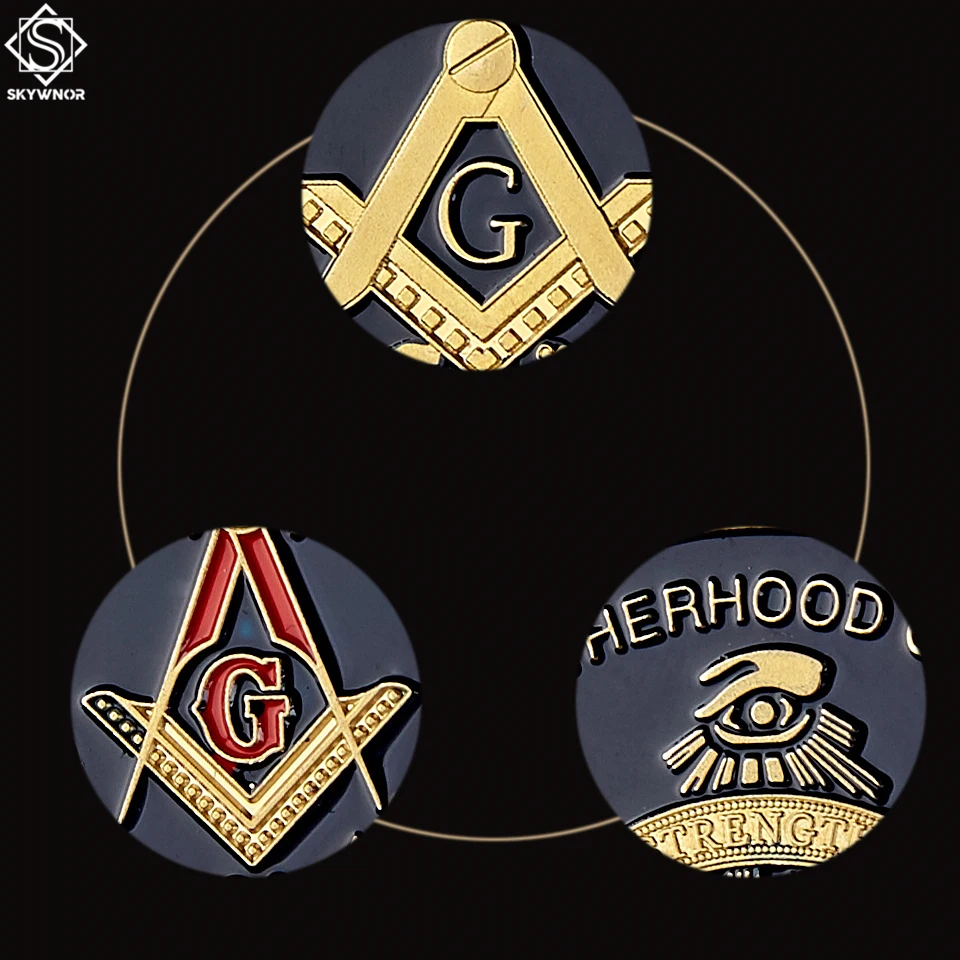 Памятные монеты масонского братства человека под родственником Бога 5