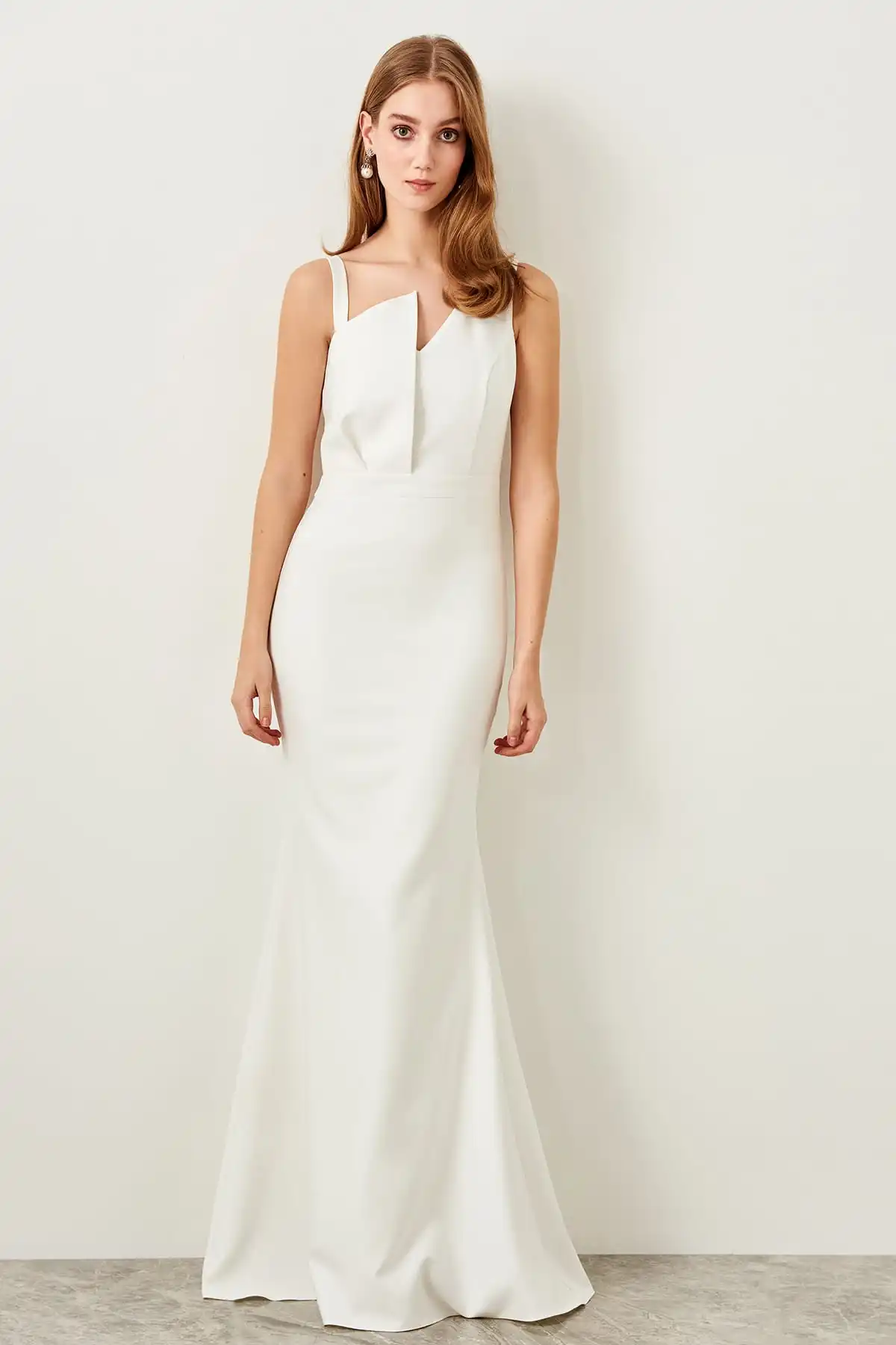 Trendyol Advanced маховик TPRSS18VB0001 экрю кружевное платье | Свадьбы и торжества