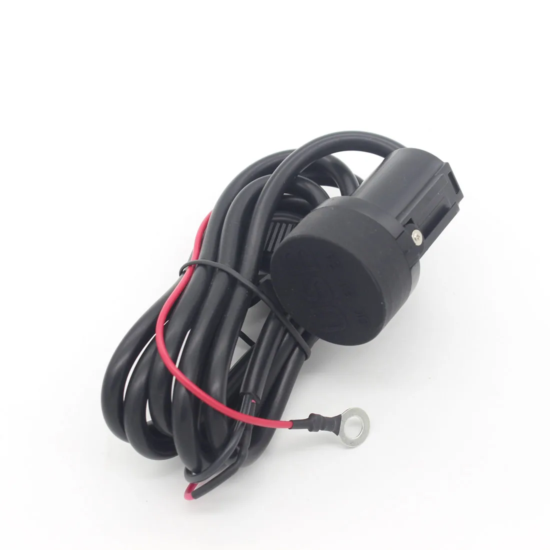 Мотоциклетная автомобильная зарядка 12 В Круглый двойной USB порт разъем питания