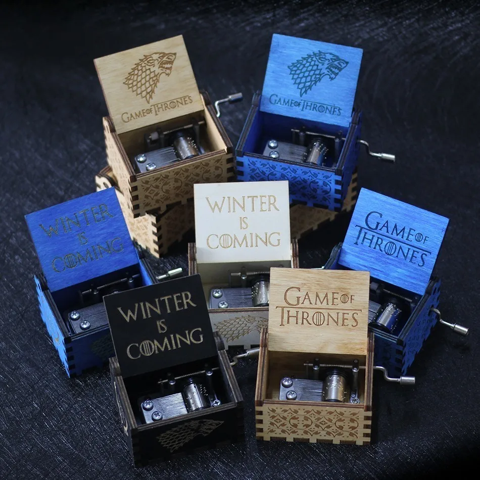 7 видов стилей Игры престолов деревянная музыкальная шкатулка тема музыка s