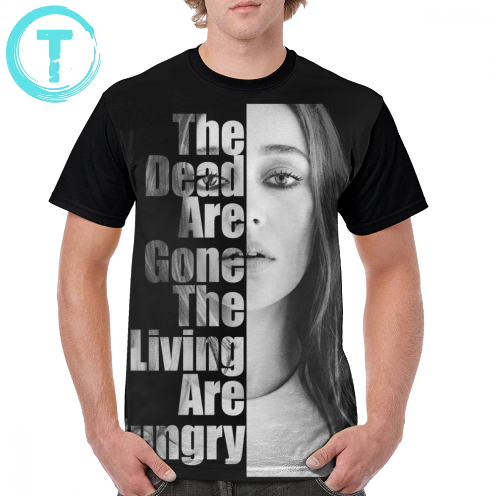 

The 100 T Shirt The Dead Are Gone The Living Are Hungry T-Shirt Short-Sleeve Oversized Tee Shirt Printed Polyester Tshirt