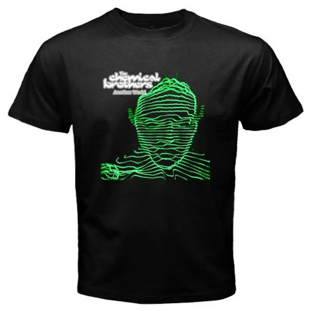 Новая мужская черная футболка с надписью Chemical Brothers другой мир размер S до