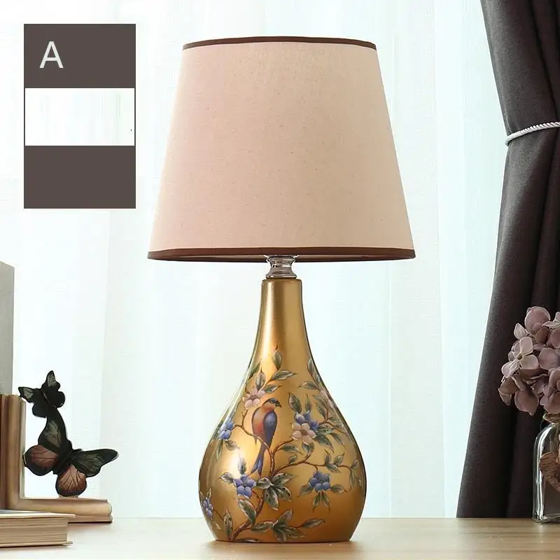 Art Abajour Свадебная спальная лампа для спальни commodino Schemerlamp Lampara De Mesa House Abajur Para Quarto Deco