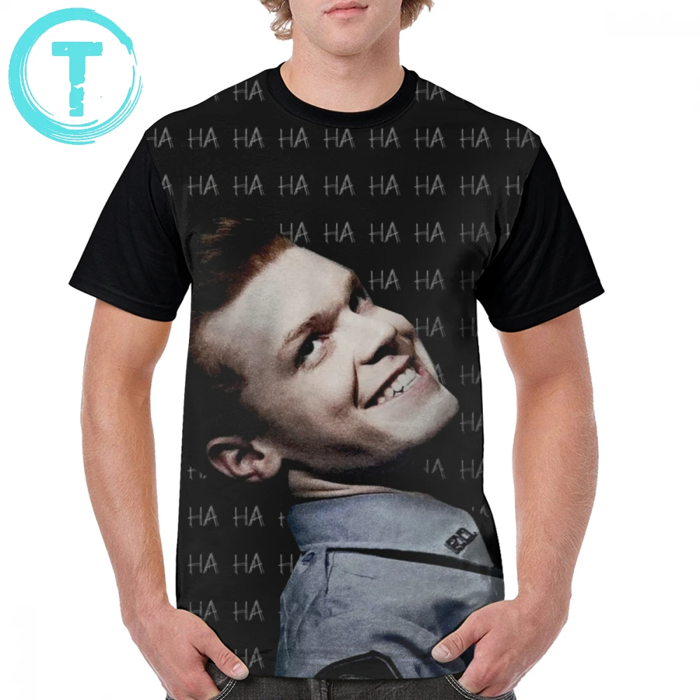 

Gotham T Shirt Hahaha T-Shirt Short-Sleeve 100 Percent Polyester Graphic Tee Shirt Funny Streetwear Graphic Man Plus size Tshirt