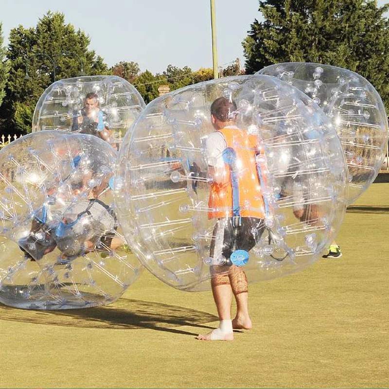 Free Shipping Air Bubble Soccer 0.8mm Pvc 1.5m Inflatable Zorb Ball bubble Football Suit loopy bumper | Игрушки и хобби