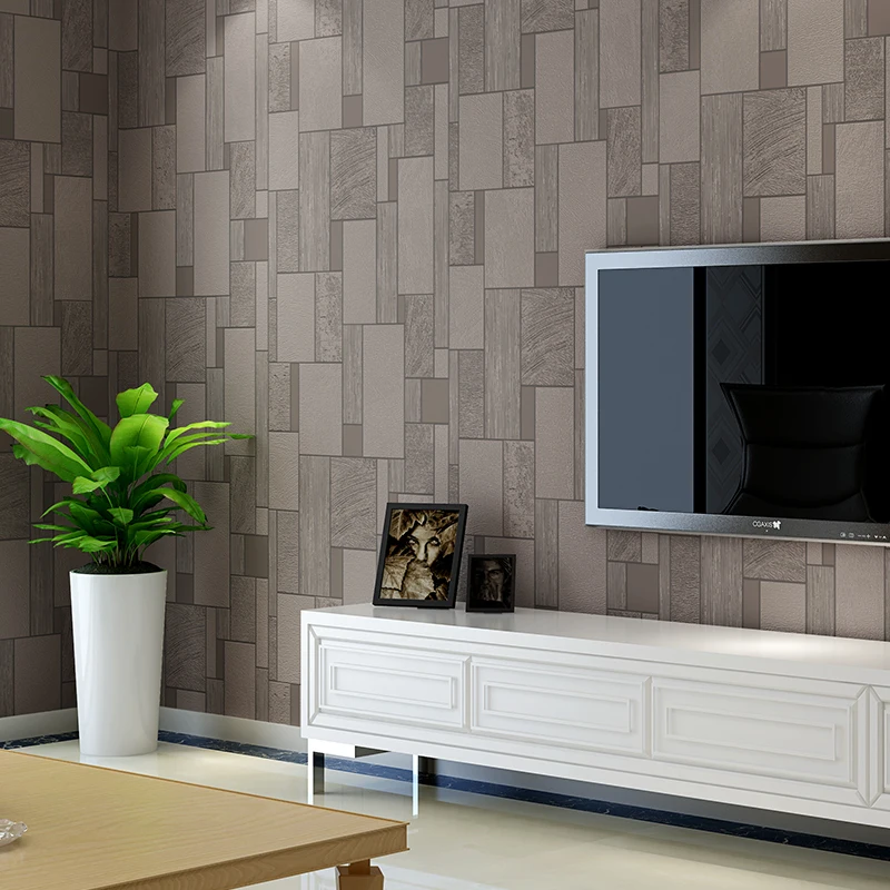 Современные обои с мозаикой новые 3d Черно белые модные для гостиной ТВ задней