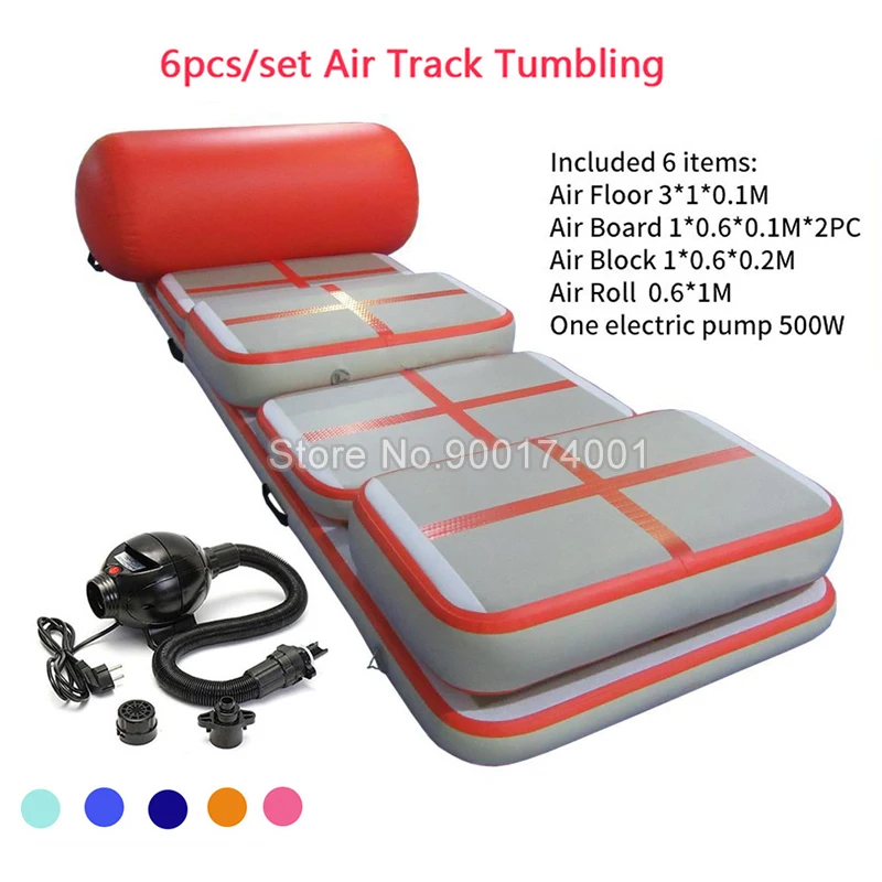 

Inflatable Gymnastic Airtrack Sets Tumbling Yoga Air Trampoline Track For Home Use Gymnastics Training Taekwondo Cheerleading