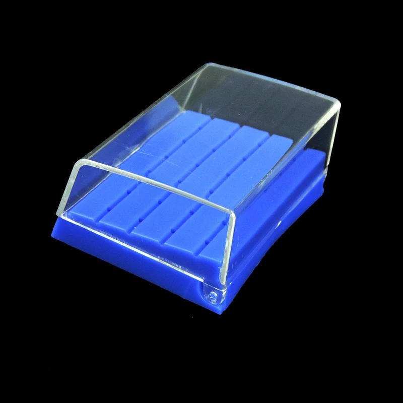 Стоматологическая пластиковая коробка для дезинфекции буров с 24 отверстиями