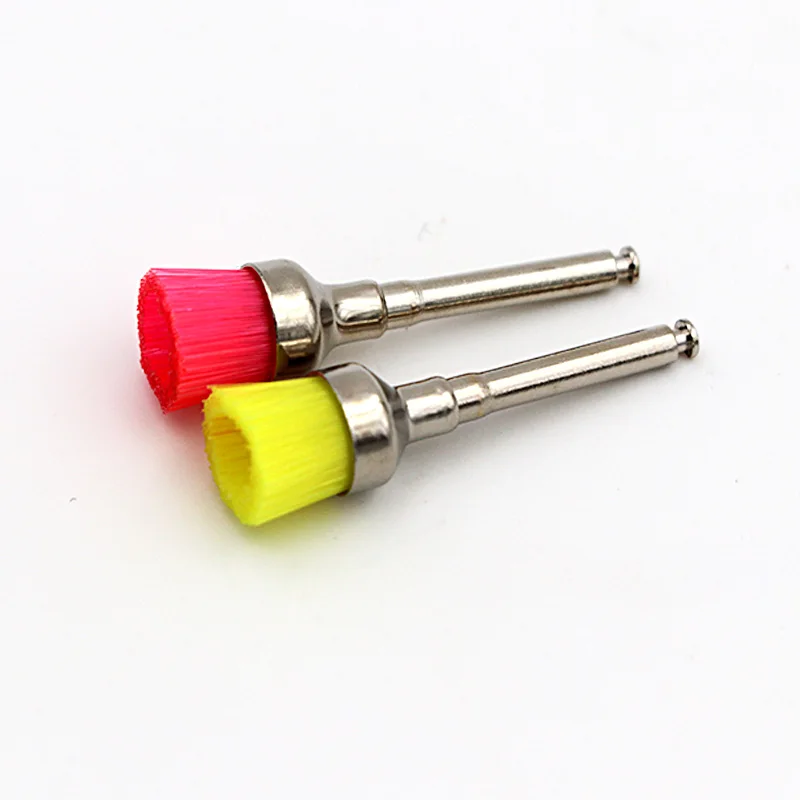 100 шт. полировальная щетка для полости рта|Стомотологические сверла и щетки| |