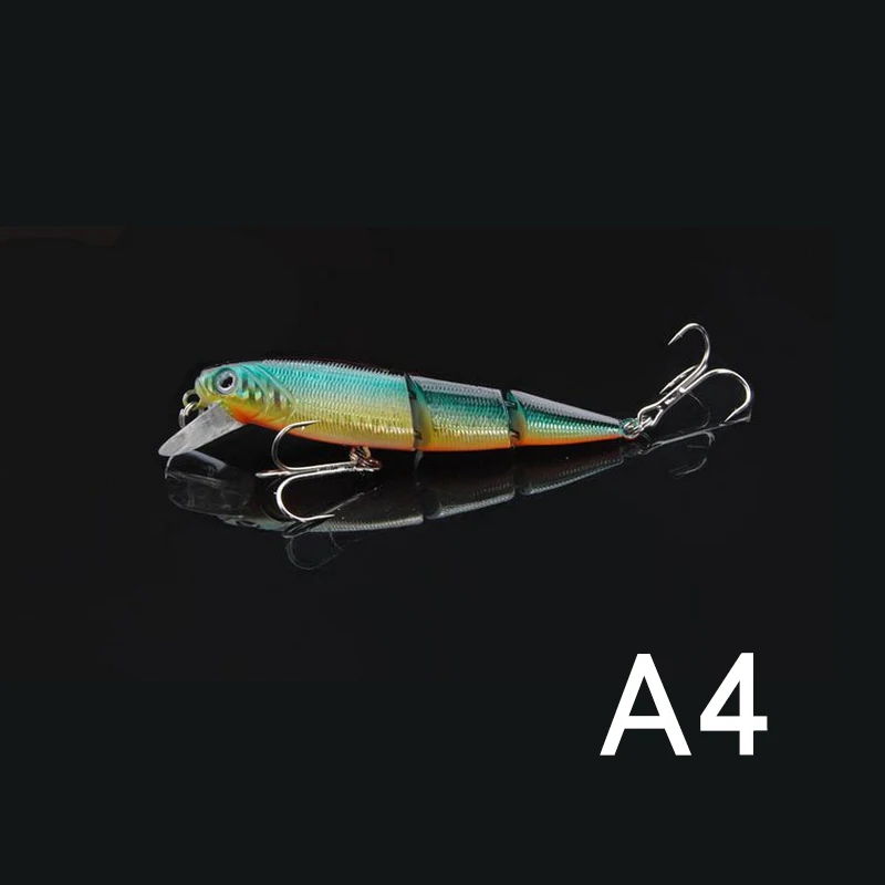 1Pcs Swimbait 110mm Lifelike Crankbait 3D Eyes Fish Bait Wobbler Tackle with Imitating small fish swimming. Lu Ya bait | Спорт и