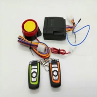 universal scooter anti theft security alarm system motorcycle alarm system two way with engine start remote keychain