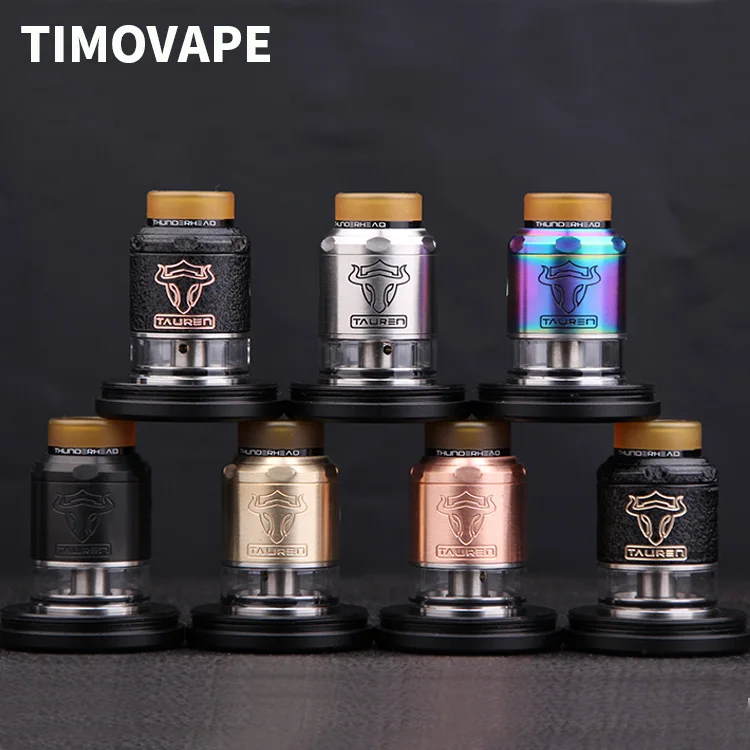 Подлинная ThunderHead Creations THC Tauren RDTA 24 мм перестраиваемый бак 2 мл распылитель с BF Pin 810
