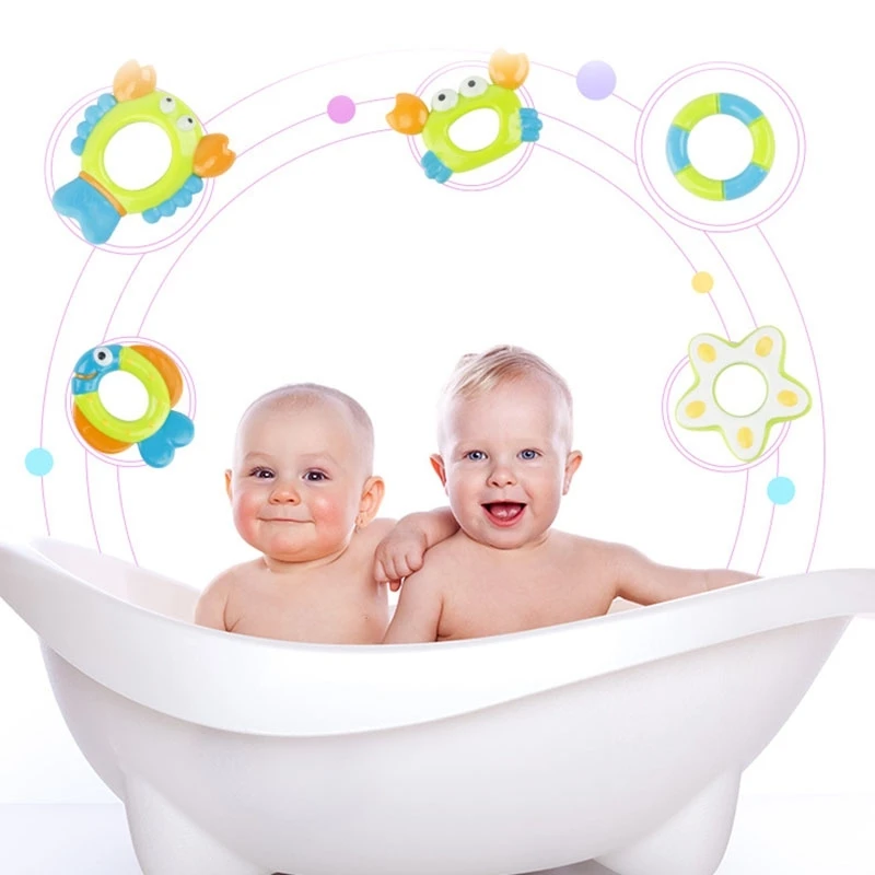 Детская игрушка для ванной осьминог маленький детские игрушки Обучающие Детские