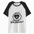 Футболка rise against, футболка в стиле Харадзюку, футболка, Мужская одежда, забавная уличная одежда, Мужской Топ в стиле хип-хоп, C2849