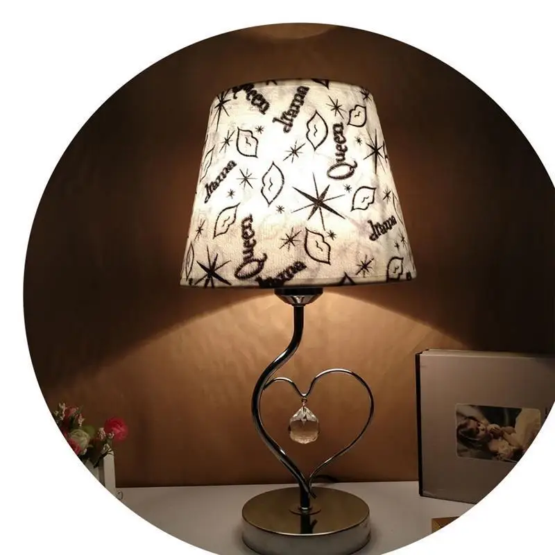 Chambre Европейский Tischlampe Noche Tafellamp для гостиной стол дома Lampara De Mesa Abajur Para Quarto Deco